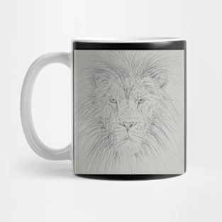 Lion by Mila Mug